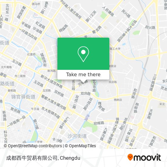 成都西牛贸易有限公司 map
