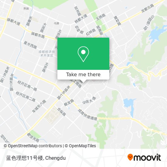 蓝色理想11号楼 map