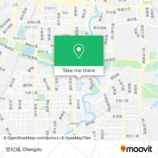 世纪城 map