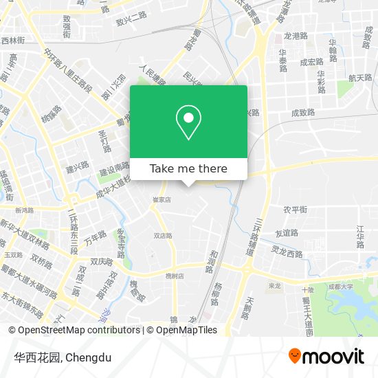 华西花园 map