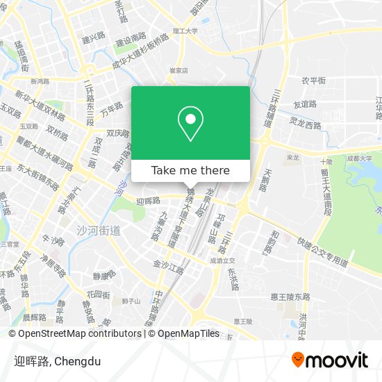 迎晖路 map