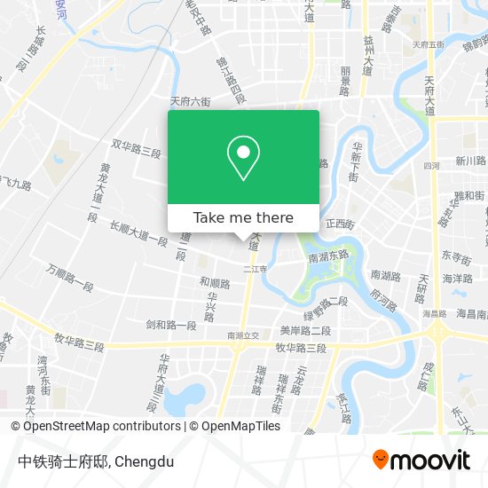 中铁骑士府邸 map