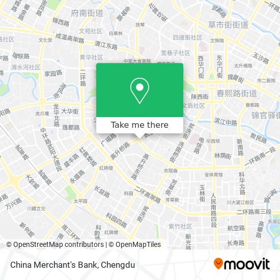 China Merchant's Bank map