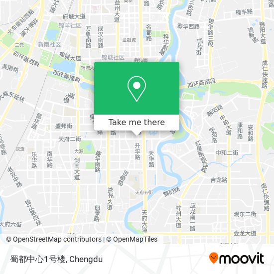 蜀都中心1号楼 map