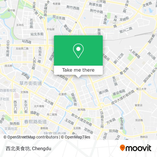西北美食坊 map