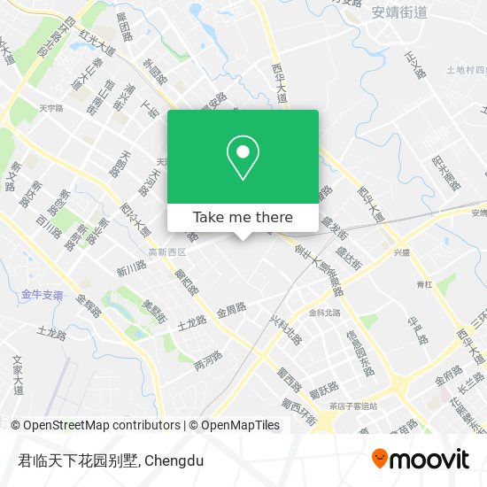 君临天下花园别墅 map