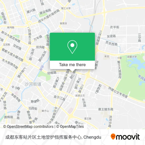成都东客站片区土地管护指挥服务中心 map
