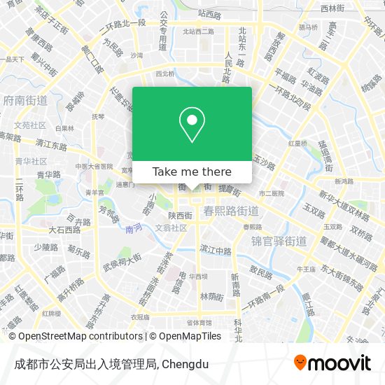 成都市公安局出入境管理局 map