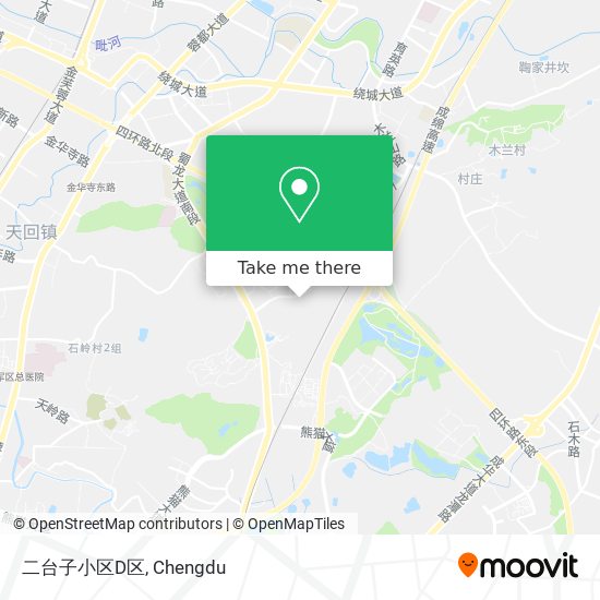 二台子小区D区 map