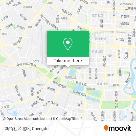 新街社区北区 map