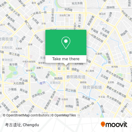 考古遗址 map