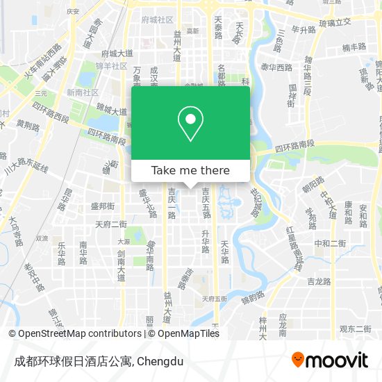 成都环球假日酒店公寓 map