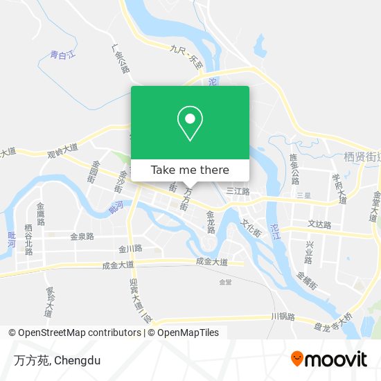 万方苑 map