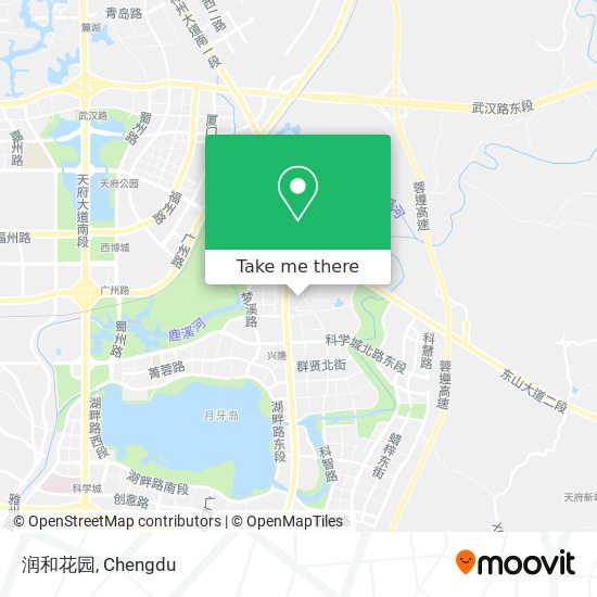 润和花园 map