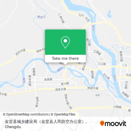 金堂县城乡建设局（金堂县人民防空办公室） map