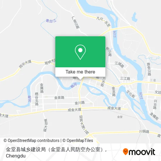 金堂县城乡建设局（金堂县人民防空办公室） map