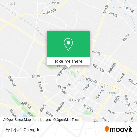 石牛小区 map