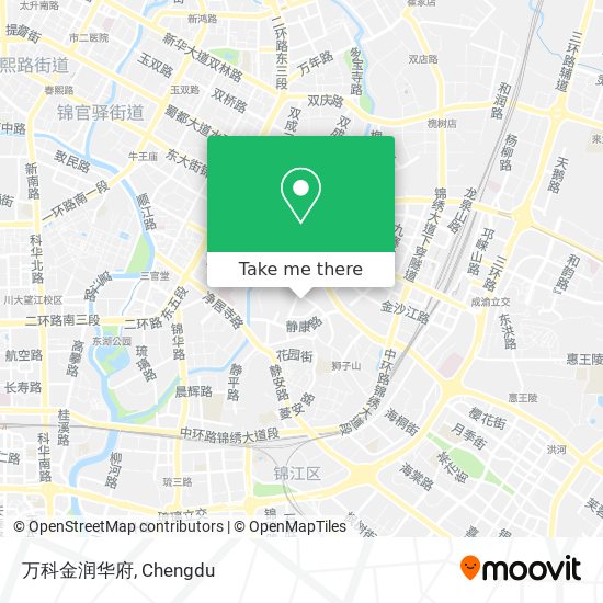 万科金润华府 map