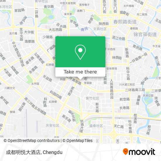成都明悦大酒店 map