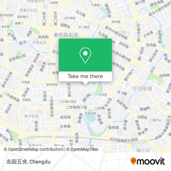 东园五舍 map