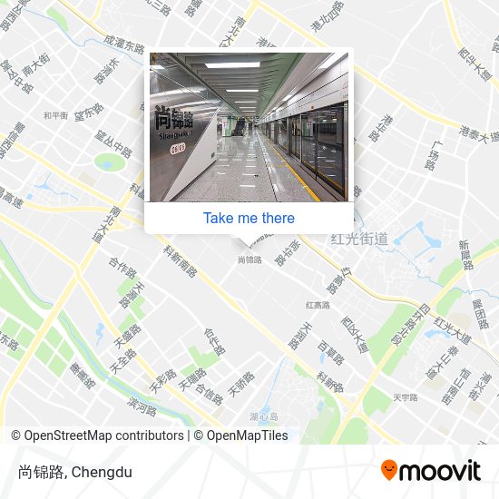尚锦路 map