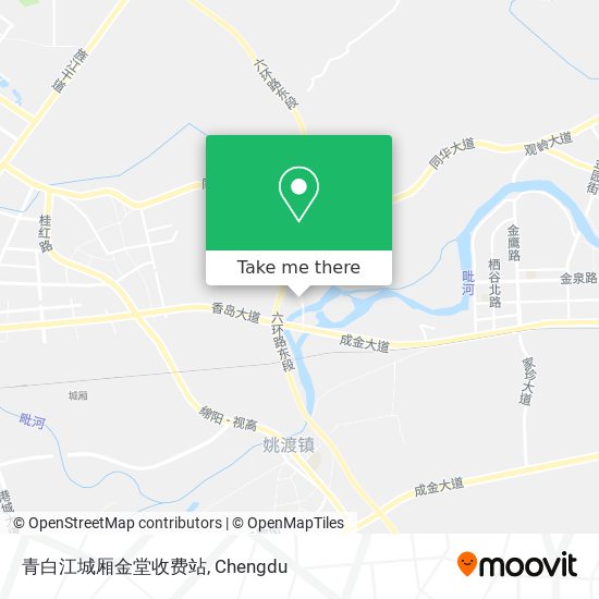 青白江城厢金堂收费站 map