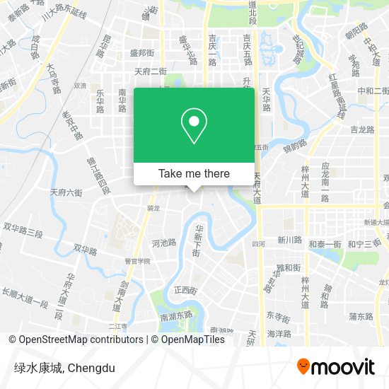 绿水康城 map