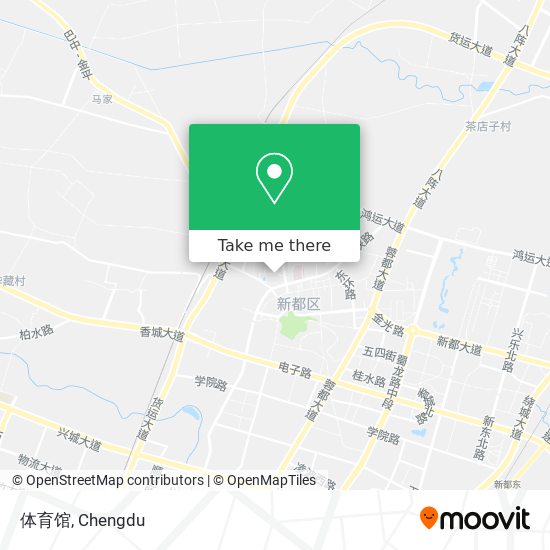 体育馆 map