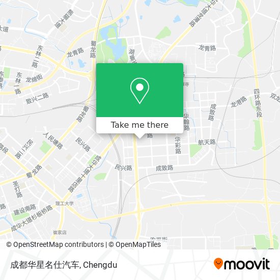 成都华星名仕汽车 map