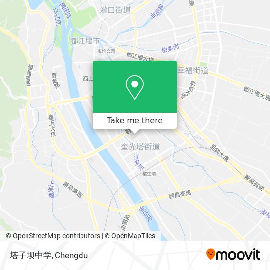 塔子坝中学 map