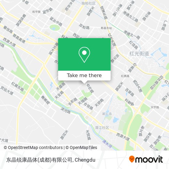 东晶锐康晶体(成都)有限公司 map