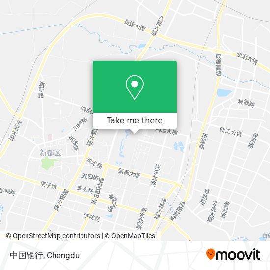中国银行 map