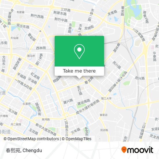 春熙苑 map
