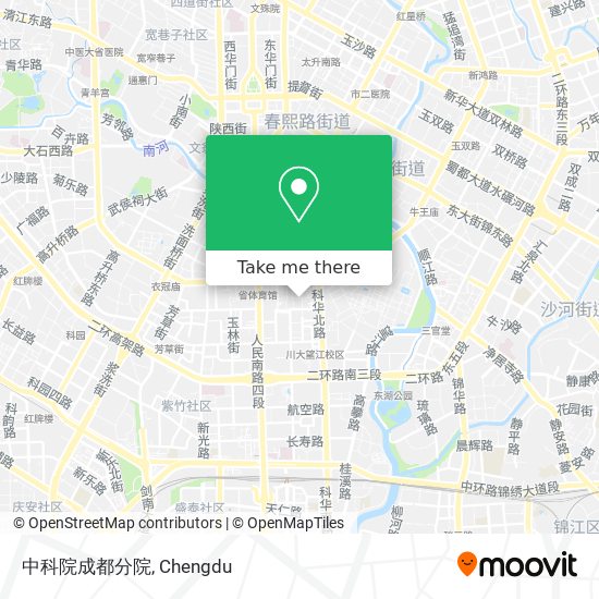 中科院成都分院 map
