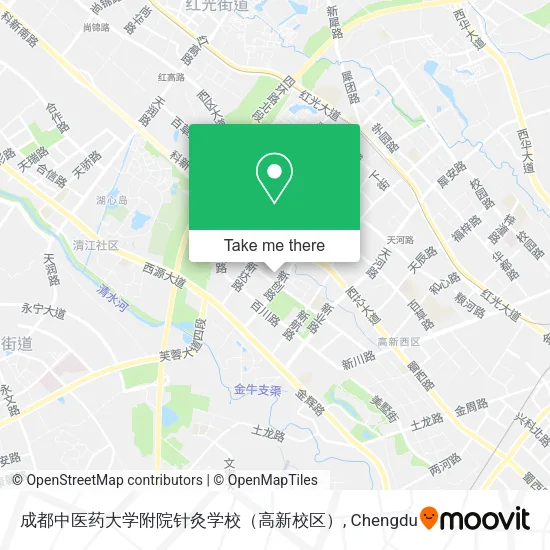 成都中医药大学附院针灸学校（高新校区） map