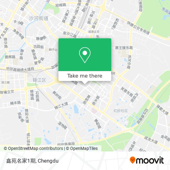 鑫苑名家1期 map