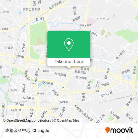 成都金科中心 map