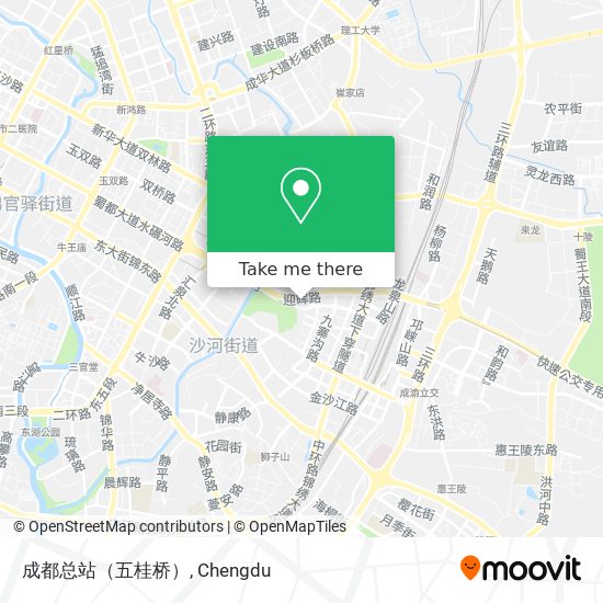 成都总站（五桂桥） map