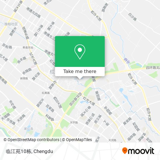 临江苑10栋 map