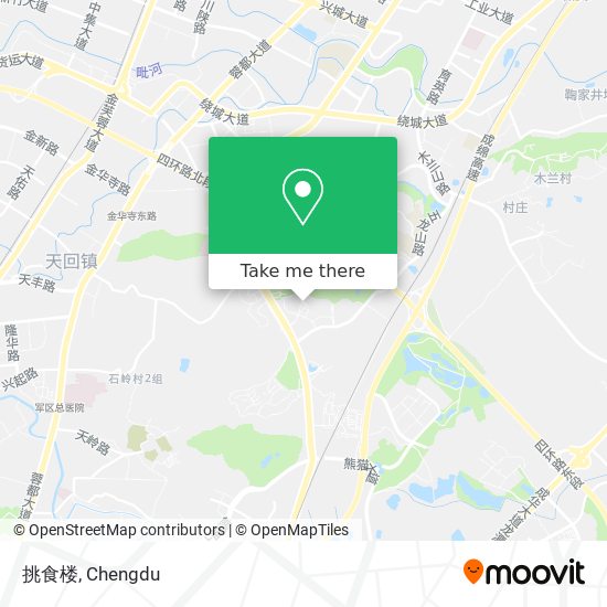 挑食楼 map