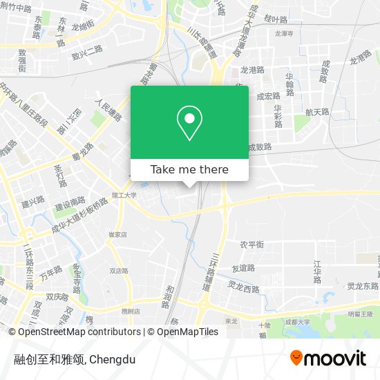 融创至和雅颂 map