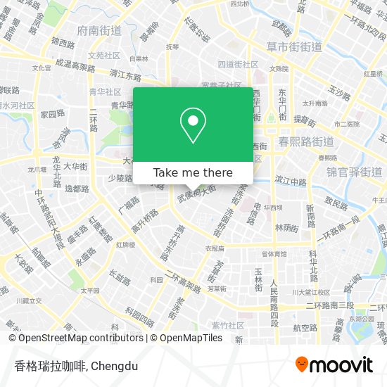 香格瑞拉咖啡 map