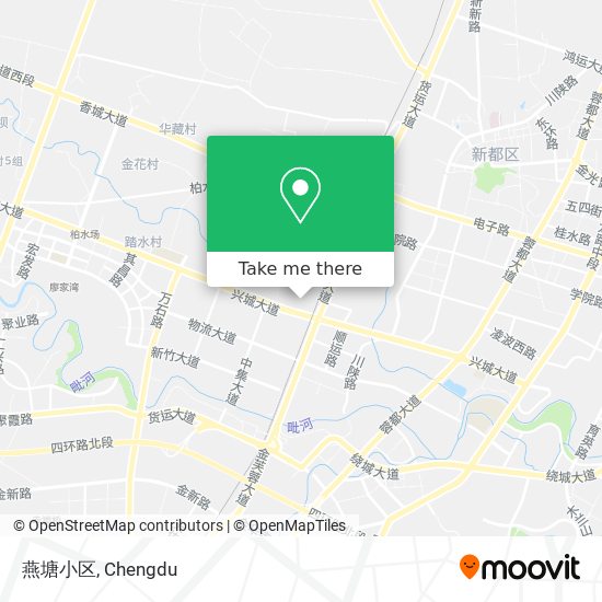 燕塘小区 map