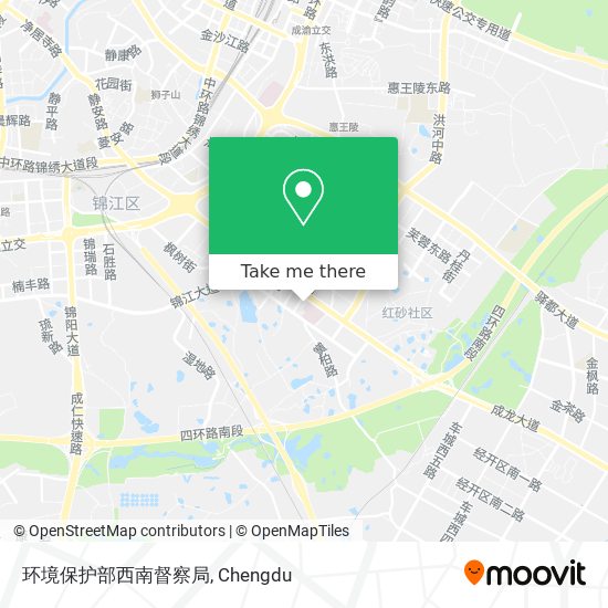 环境保护部西南督察局 map