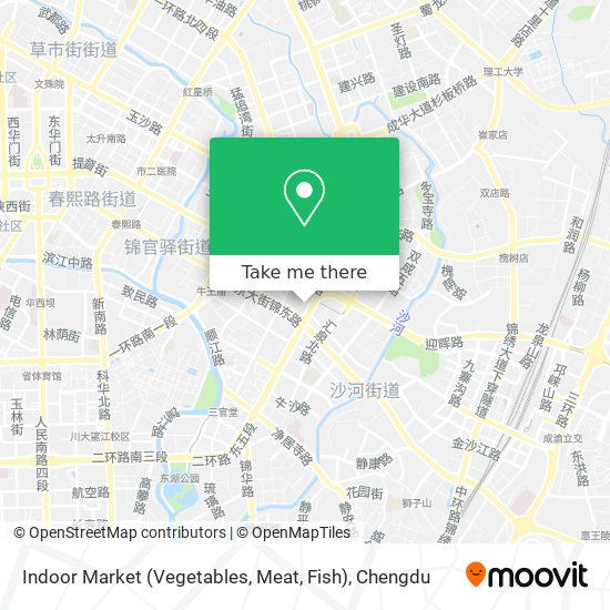 Indoor Market (Vegetables, Meat, Fish) map