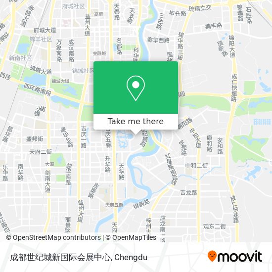 成都世纪城新国际会展中心 map