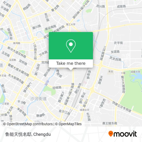 鲁能天悦名邸 map