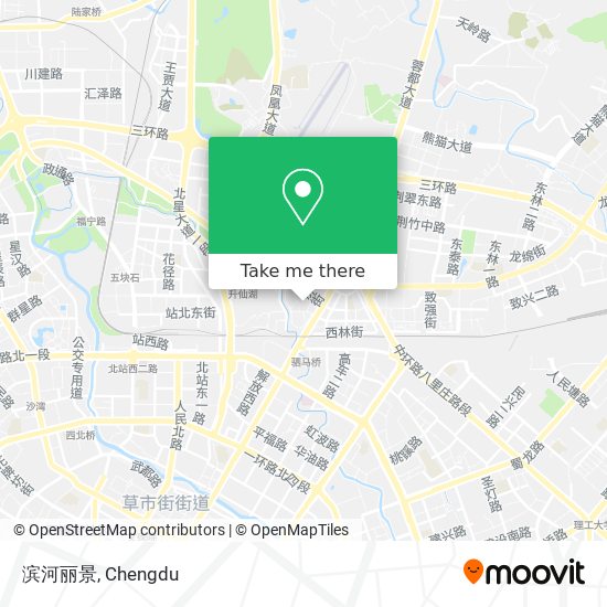滨河丽景 map