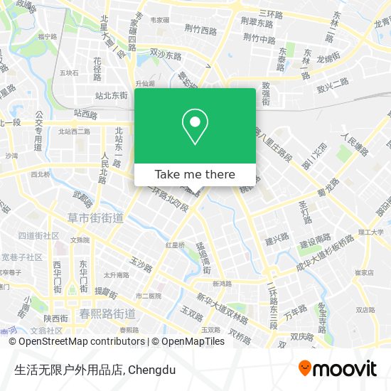 生活无限户外用品店 map