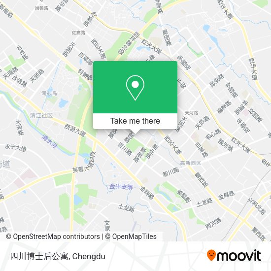 四川博士后公寓 map